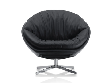 DS-265 COCO - Swivel leather armchair with 4-spoke base by de Sede - view 2